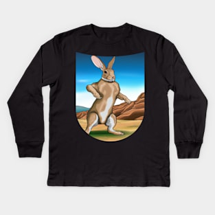 Strong Bunny Kids Long Sleeve T-Shirt